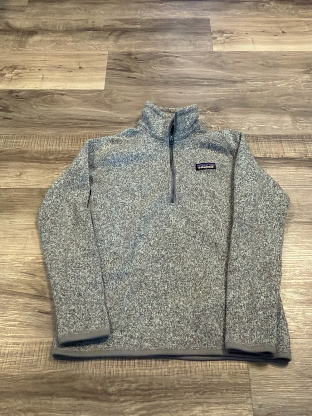 Patagonia Heather Gray Half-Zip Pullover